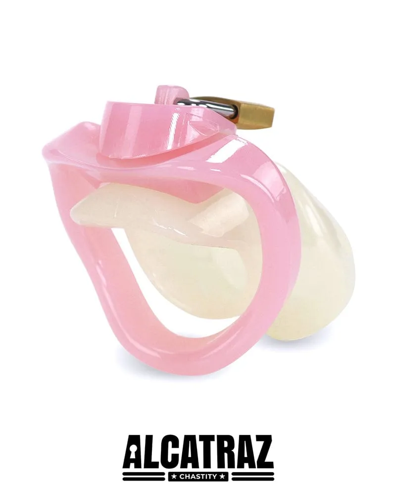 Sissy Tease and Denial Locking Pink Cock Chastity - Enhanced Product Title Optimization