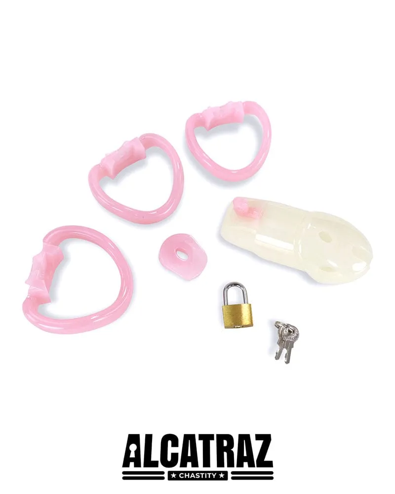 Sissy Tease and Denial Locking Pink Cock Chastity - Enhanced Product Title Optimization