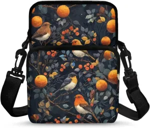 2 Layer Shoulder Bags Portable Satchel Crossbody Bag Chest Bag for Kids Girls Boys