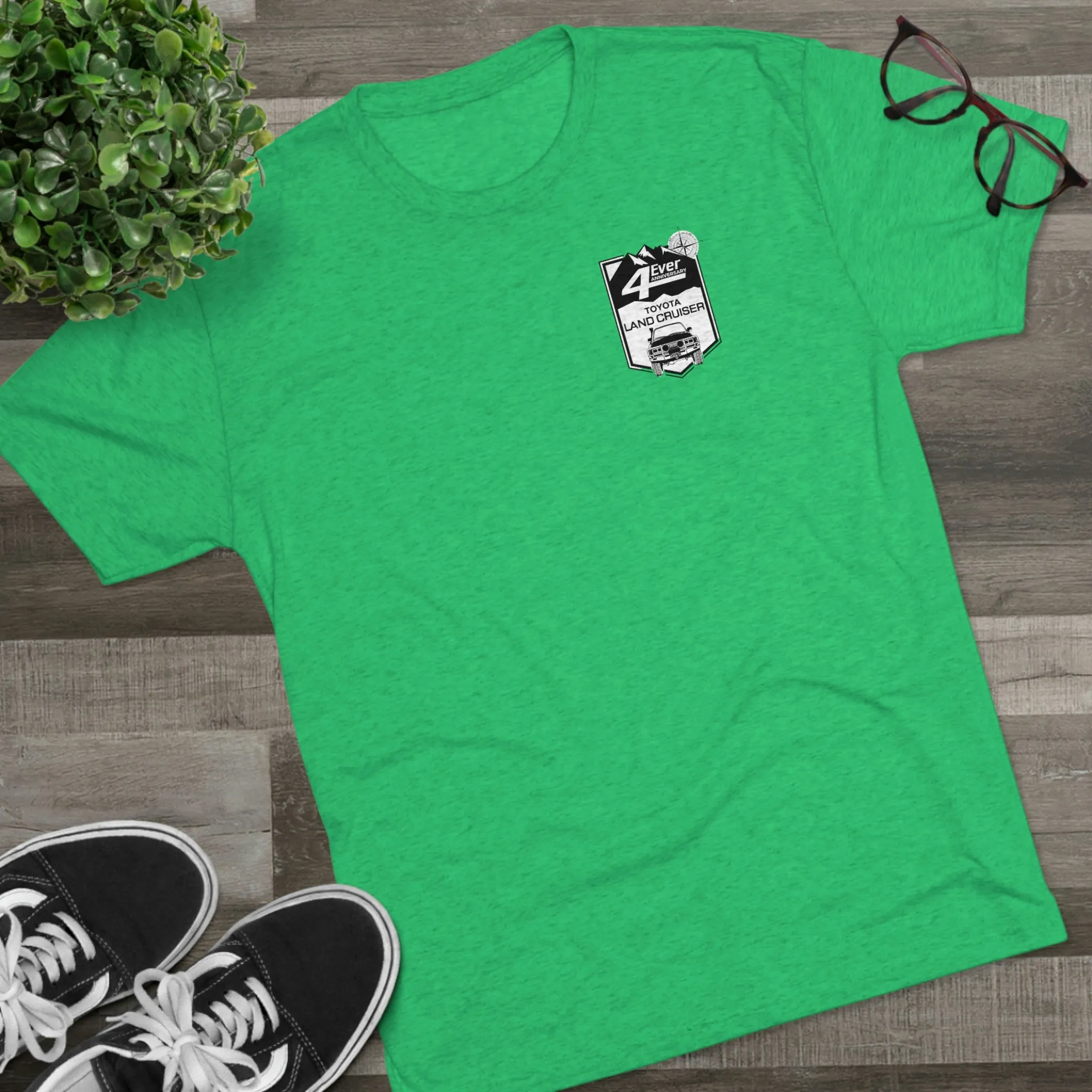 4EverAnniversaryTLC Toyota Land Cruiser Mens Tri blend T shirt - Reefmonkey