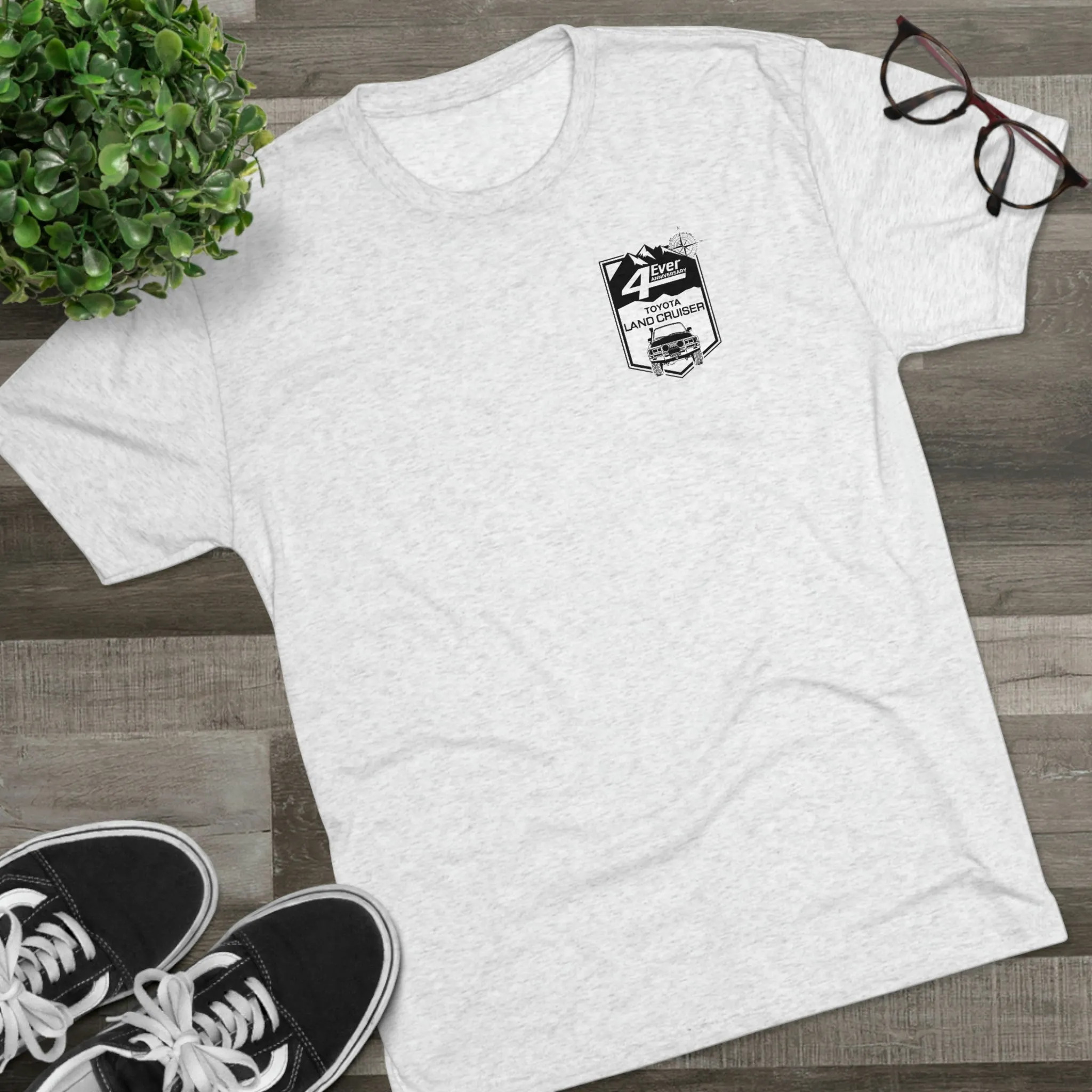 4EverAnniversaryTLC Toyota Land Cruiser Mens Tri blend T shirt - Reefmonkey