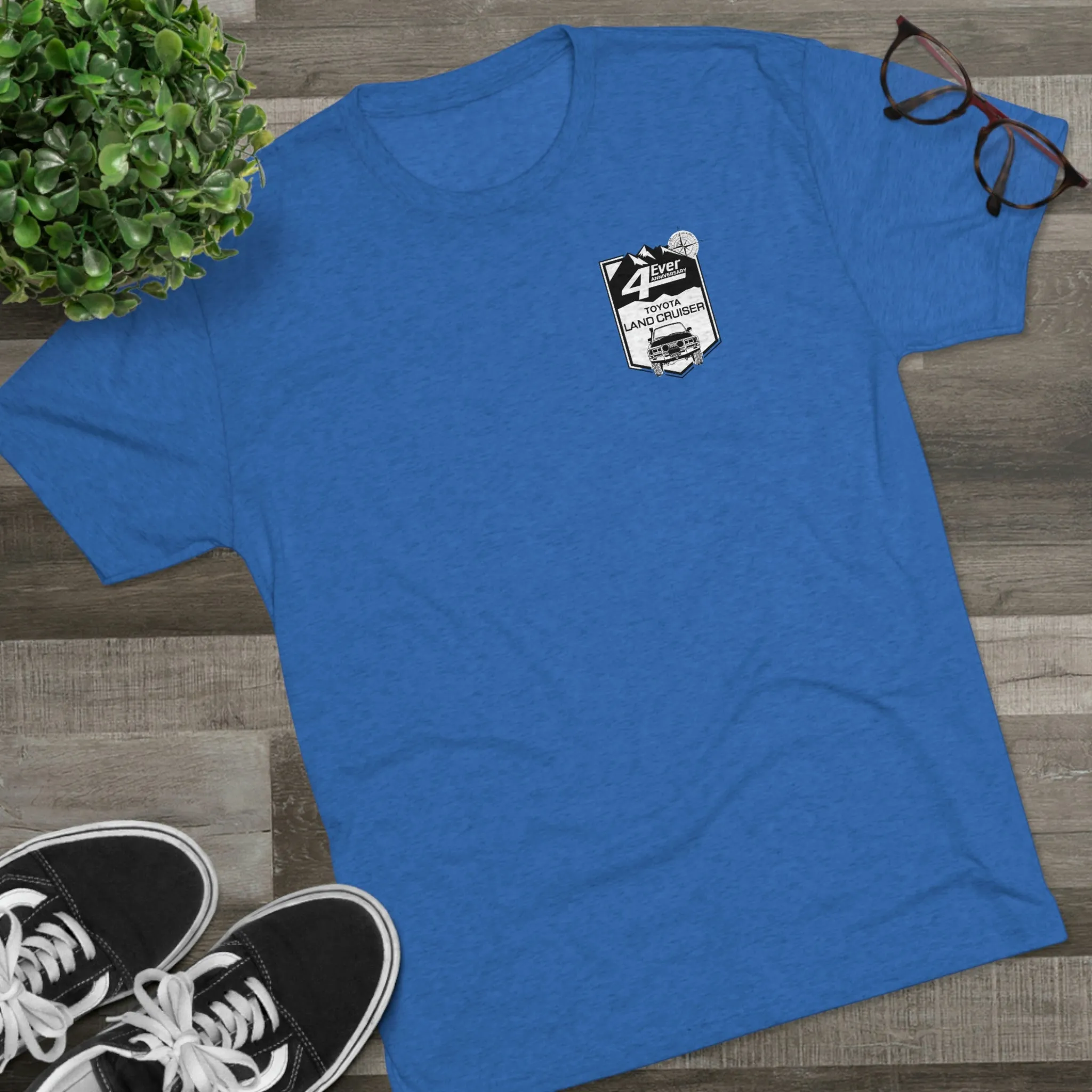4EverAnniversaryTLC Toyota Land Cruiser Mens Tri blend T shirt - Reefmonkey