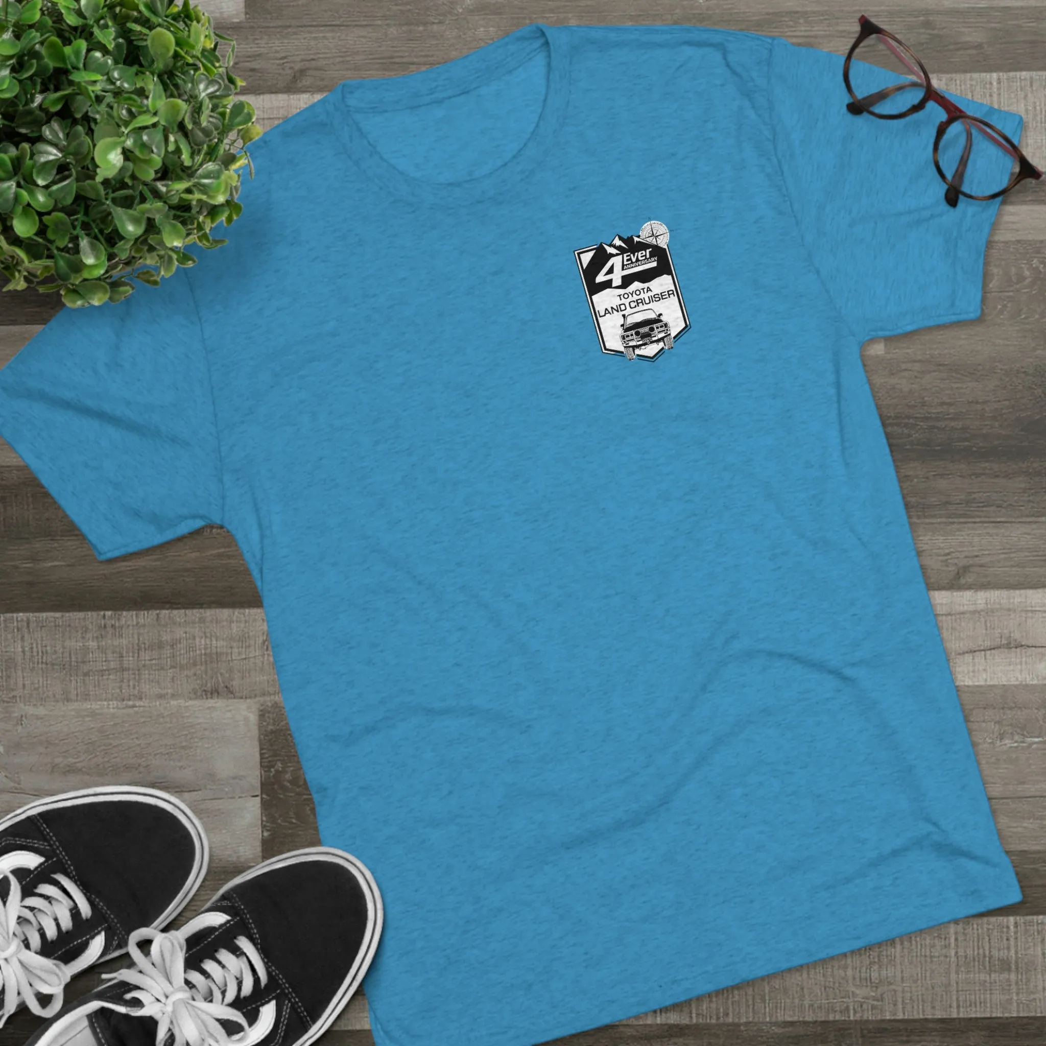 4EverAnniversaryTLC Toyota Land Cruiser Mens Tri blend T shirt - Reefmonkey