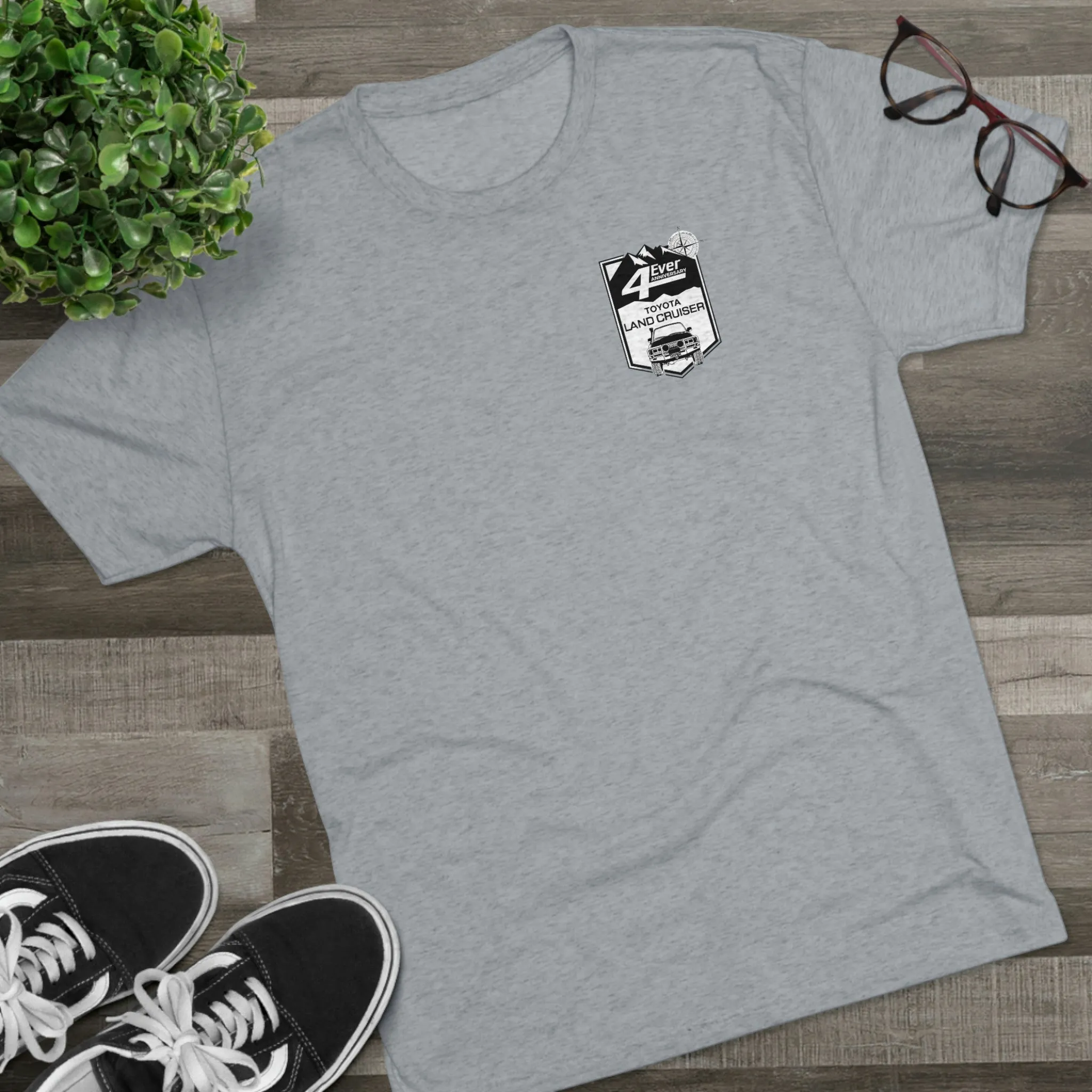 4EverAnniversaryTLC Toyota Land Cruiser Mens Tri blend T shirt - Reefmonkey