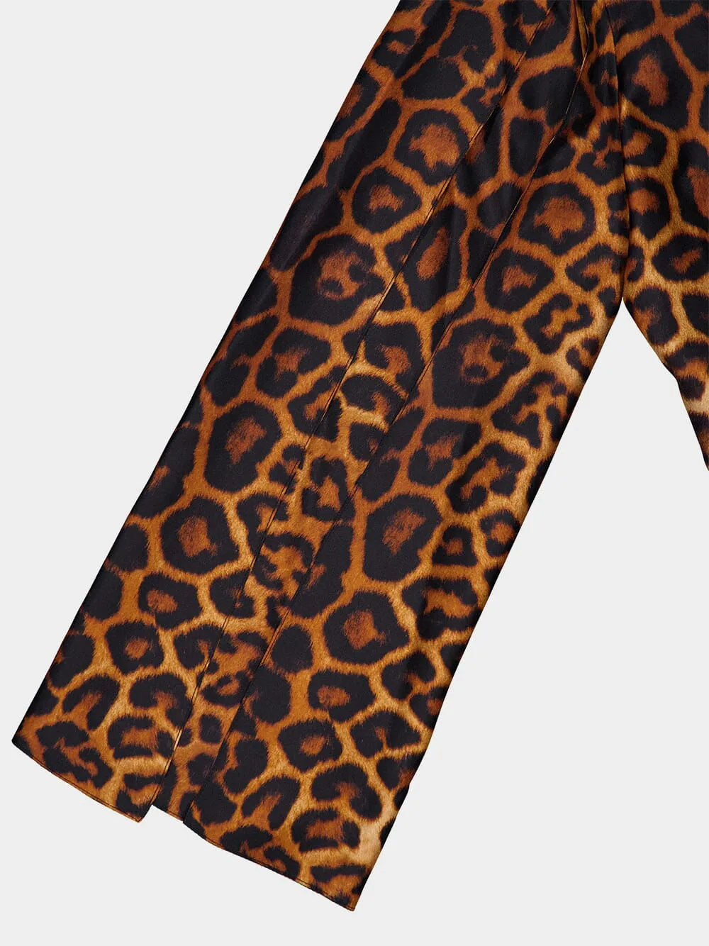 Acorus Junglito Print Silk Blouse