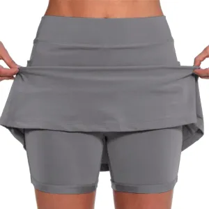 aihihe Blue Golf Skirts for Women Pleated Skorts for Women with Pockets Plus Size Shorts for Curvy Women