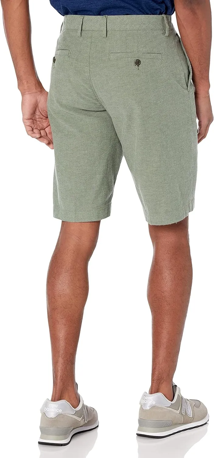 Amazon Essentials Men's Slim-Fit 11" Lightweight Comfort Stretch Oxford Short (Previously Goodthreads)