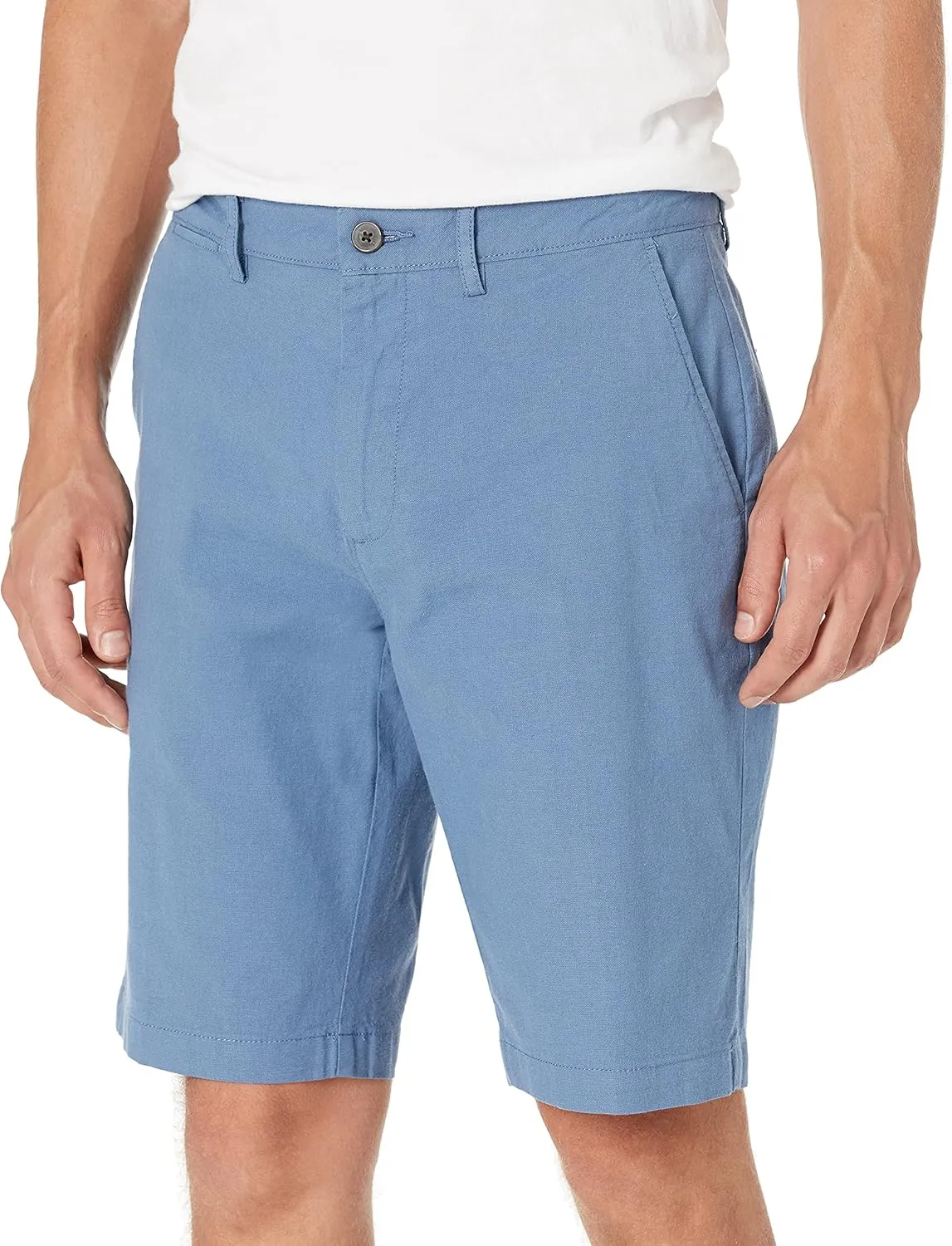 Amazon Essentials Men's Slim-Fit 11" Lightweight Comfort Stretch Oxford Short (Previously Goodthreads)