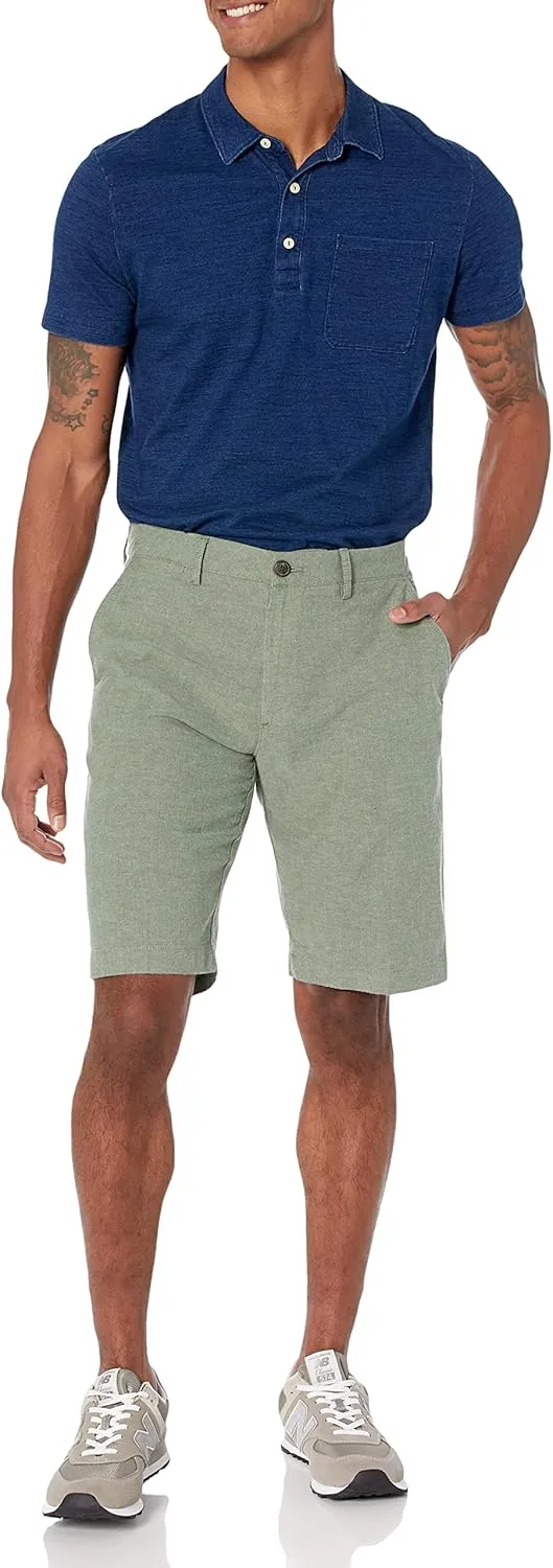 Amazon Essentials Men's Slim-Fit 11" Lightweight Comfort Stretch Oxford Short (Previously Goodthreads)