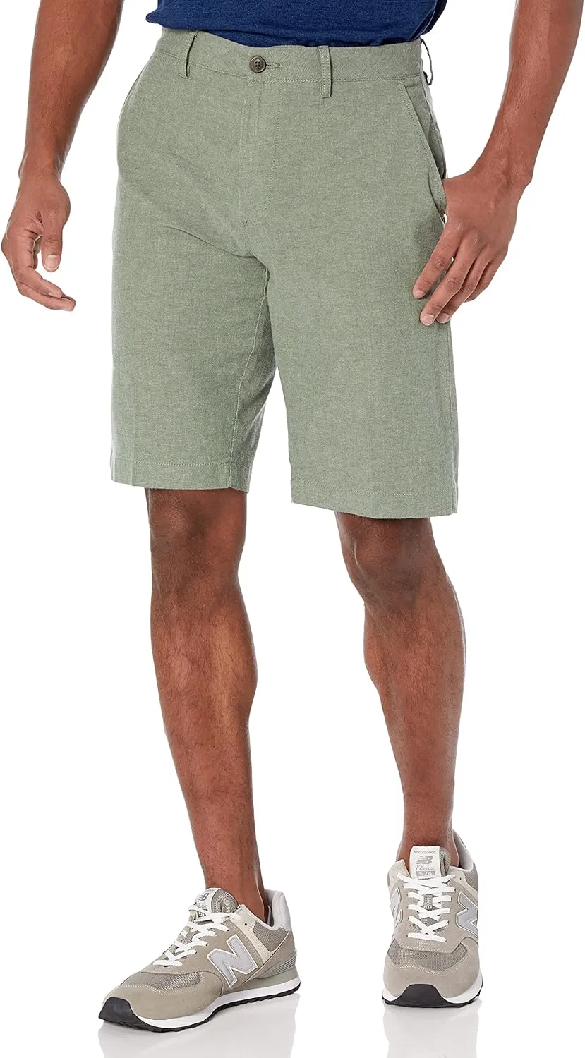 Amazon Essentials Men's Slim-Fit 11" Lightweight Comfort Stretch Oxford Short (Previously Goodthreads)