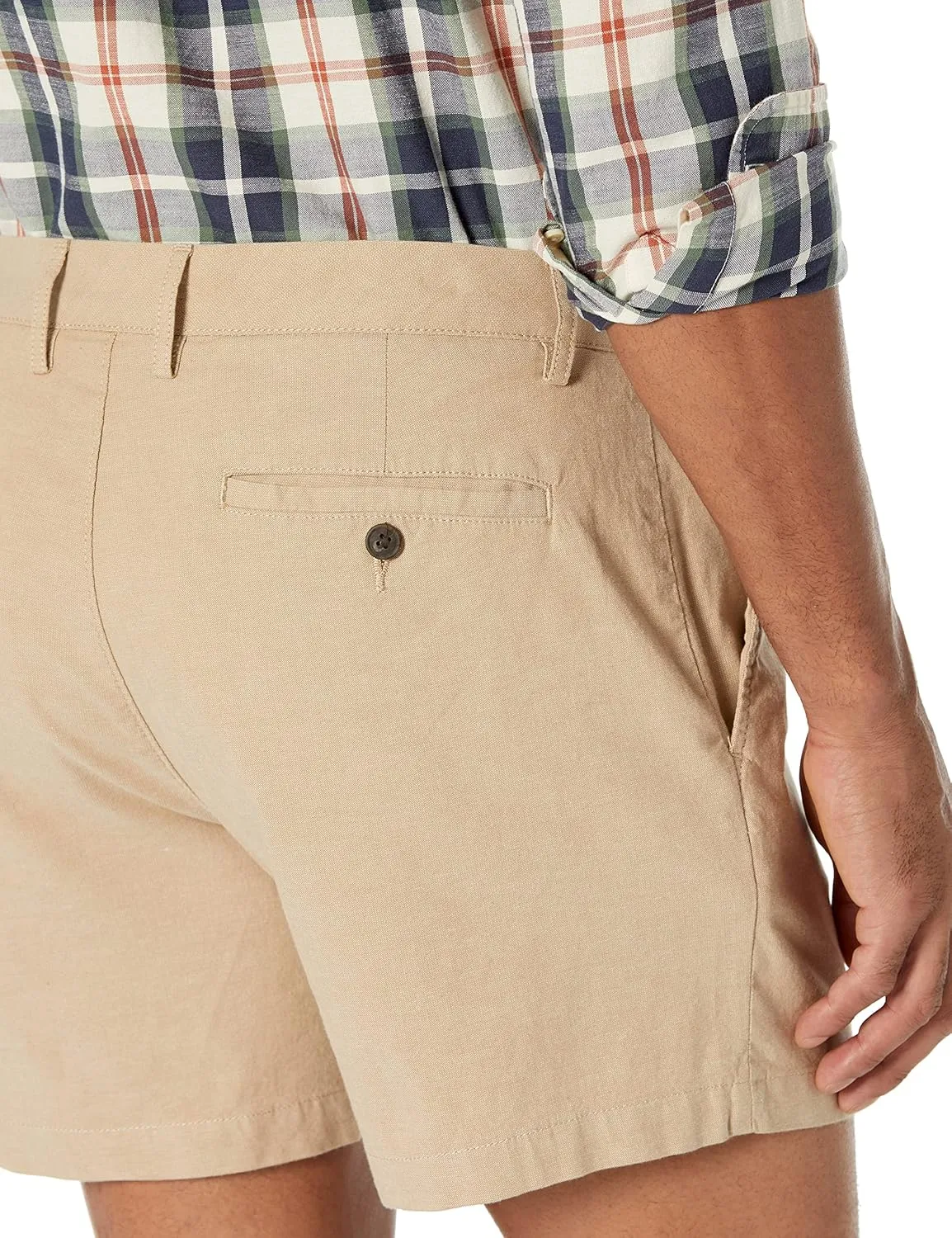 Amazon Essentials Men's Slim-Fit 5" Lightweight Comfort Stretch Oxford Short (Previously Goodthreads)