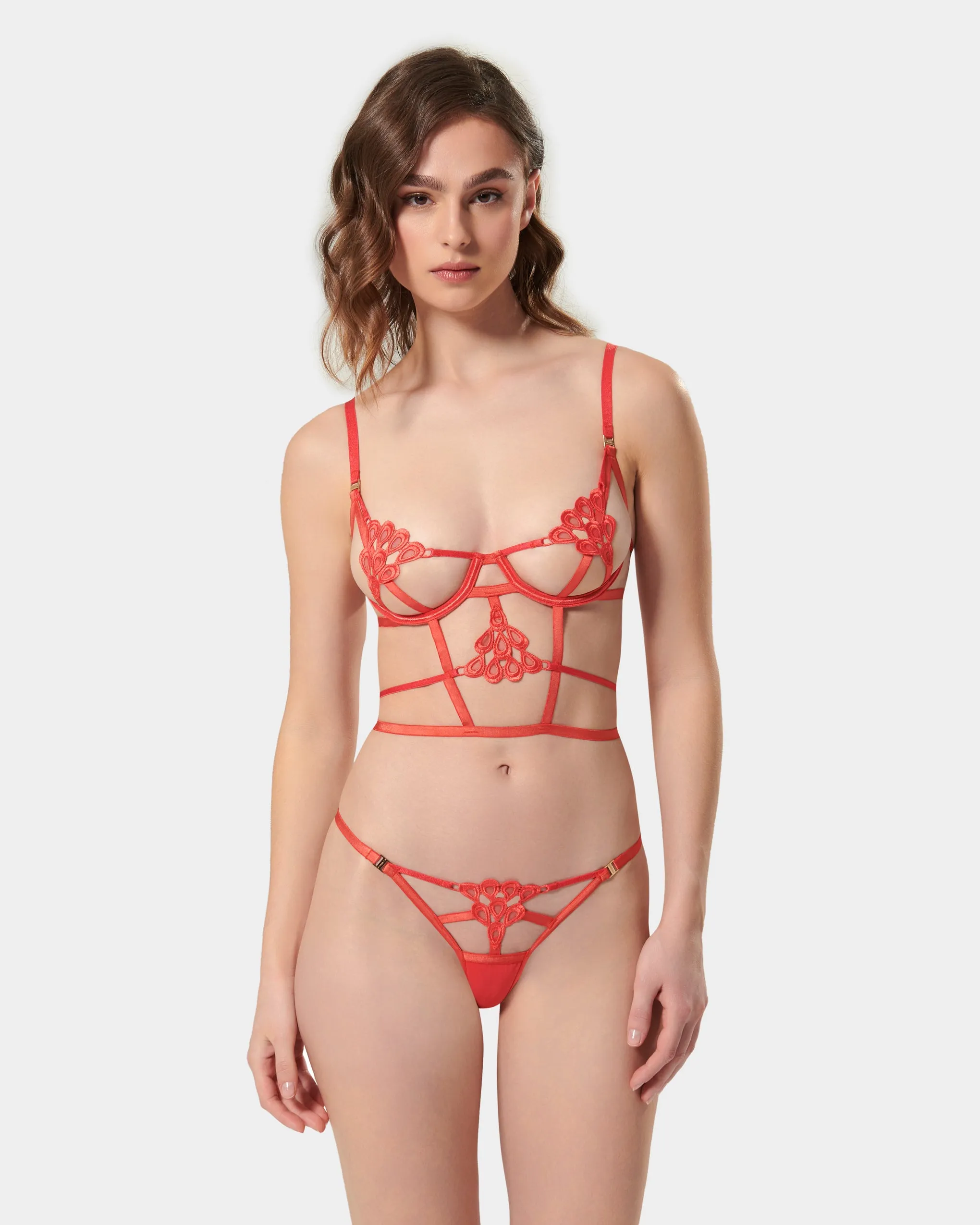 Aria Thong Cayenne Red