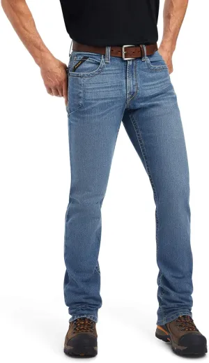 Ariat Men's Rebar M4 Relaxed DuraStretch Basic Boot Cut Jean