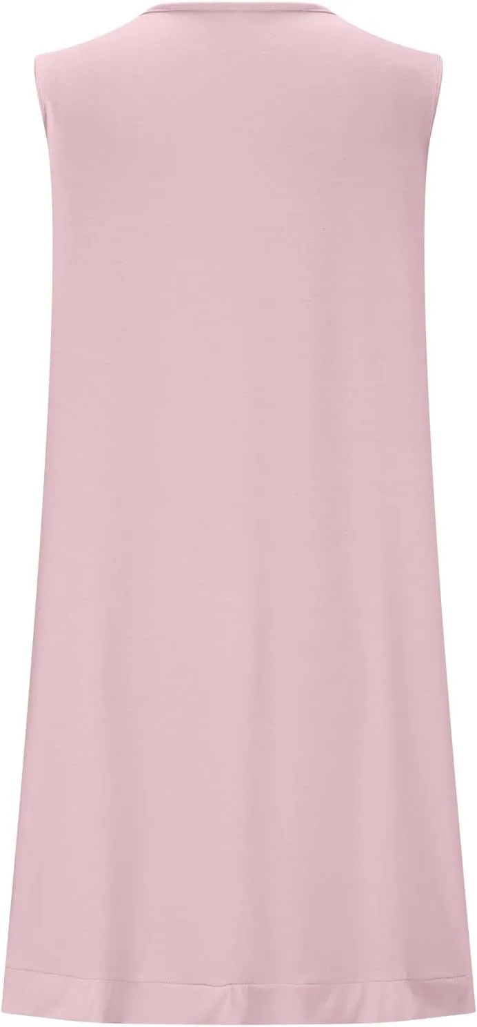 Beach Dresses for Women 2025 Vacation Sexy Mini Sundress Comfortable Soft Dress Summer Casual Loose Midi Dresses