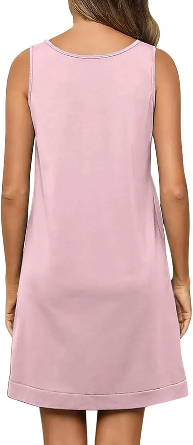 Beach Dresses for Women 2025 Vacation Sexy Mini Sundress Comfortable Soft Dress Summer Casual Loose Midi Dresses