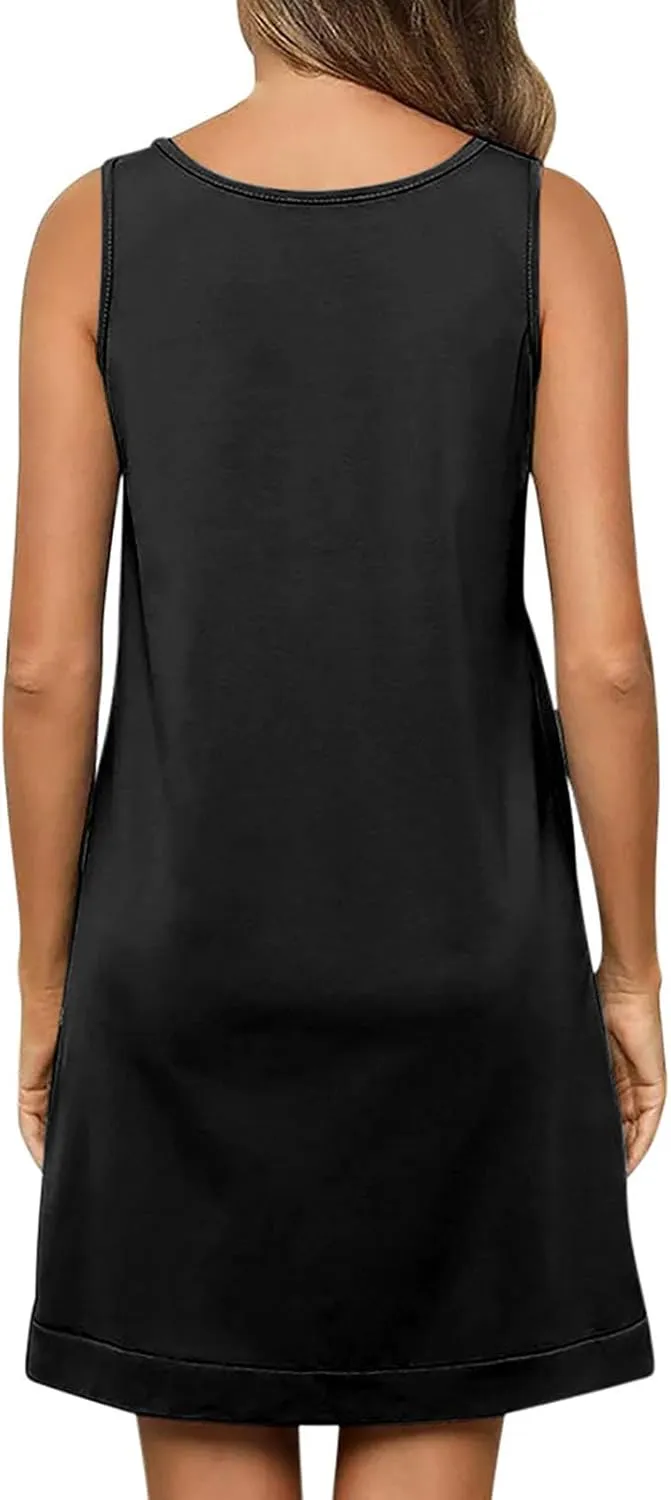 Beach Dresses for Women 2025 Vacation Sexy Mini Sundress Comfortable Soft Dress Summer Casual Loose Midi Dresses