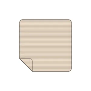 Beige Stripe Bamboo Swaddle Blanket