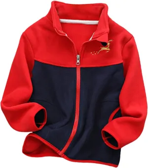 Boys Winter Jackets Coats Kids Boys Thick Cotton Padded Sports Jacket Sweatshirt Fleece 4t Winter Clothes for