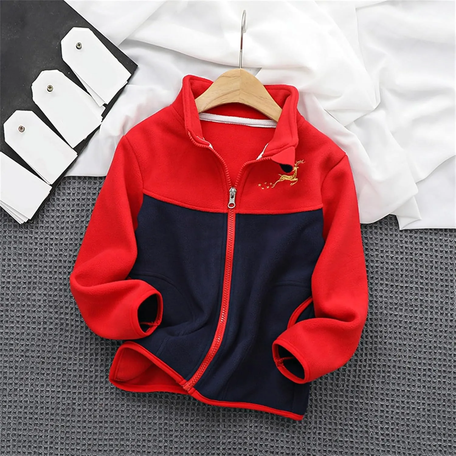 Boys Winter Jackets Coats Kids Boys Thick Cotton Padded Sports Jacket Sweatshirt Fleece 4t Winter Clothes for