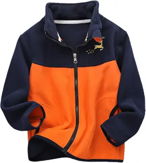 Boys Winter Jackets Coats Kids Boys Thick Cotton Padded Sports Jacket Sweatshirt Fleece 4t Winter Clothes for