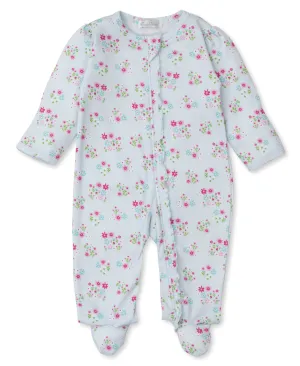 Bunny Blossoms Zip Footie