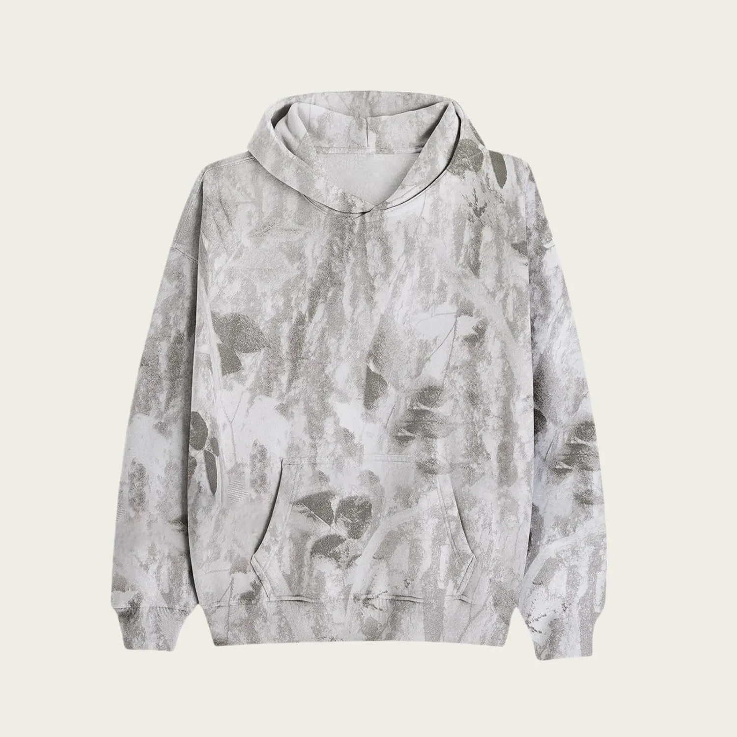 Camo Hoodie Womens 2024 Maple Leaf Print Oversized Hooded Sweatshirt Casual Long Sleeve Graphic Pullover Tops Shirt