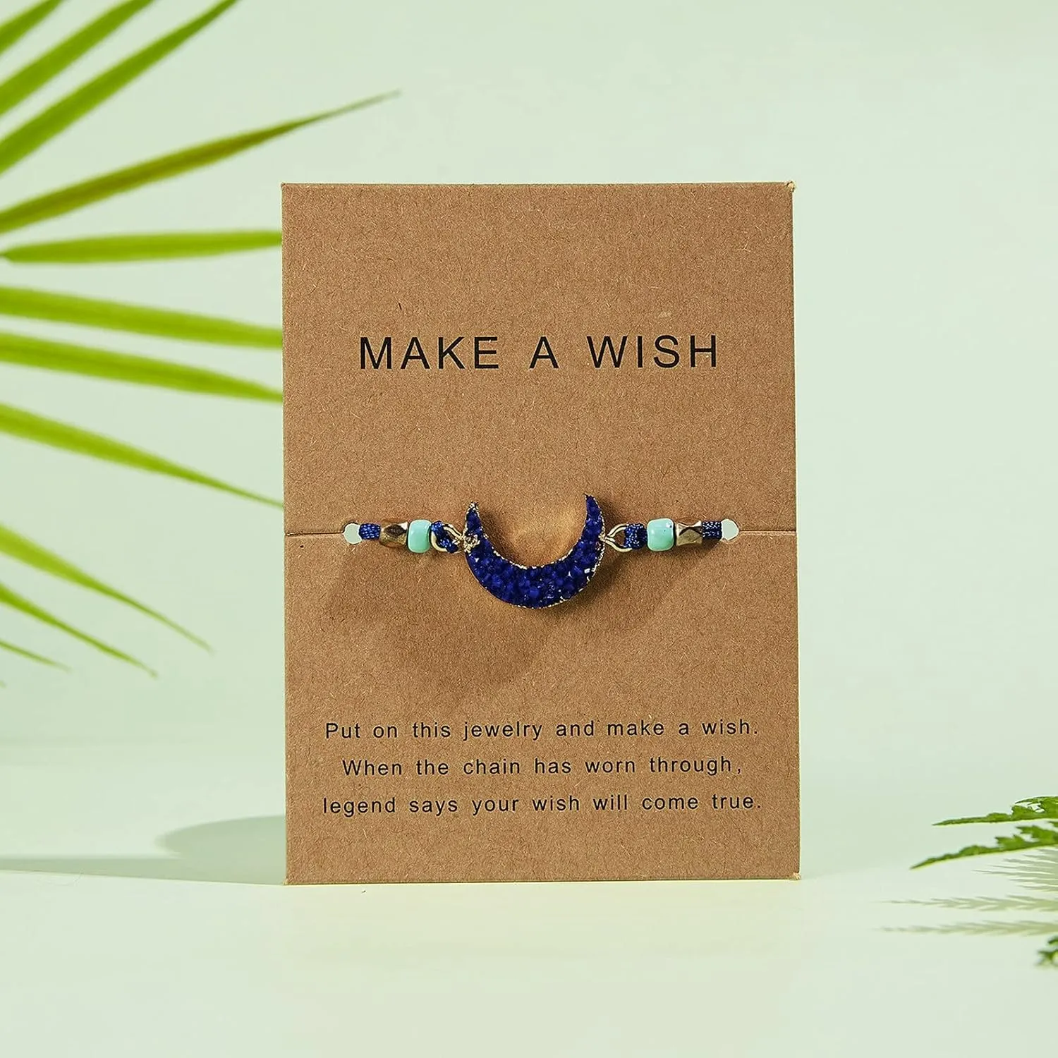 Card Woven Paper Personalized Bracelet Jewelry Resin Hand Bracelet Woven Bracelets Costume Chain Necklace (Dark Blue, One Size)