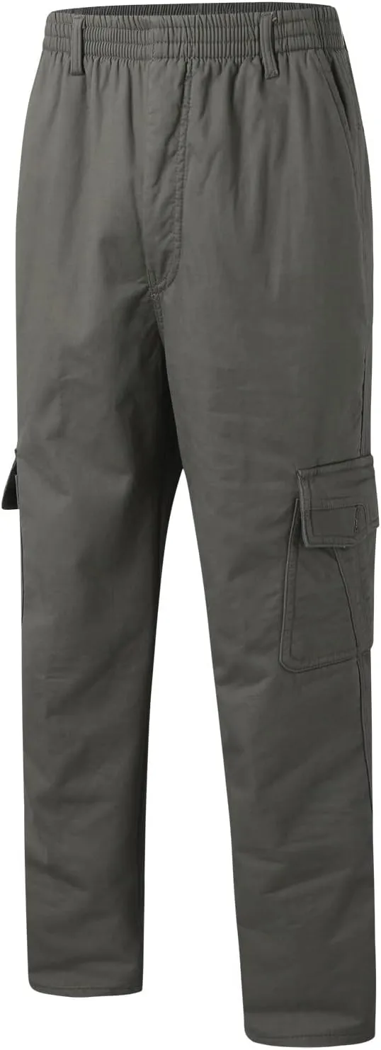Cargo Pants for Men Relaxed Fit Casual Men's Sweatpants Hip Hop Tapered Gym Running Workout Pants Letter Print Fleece