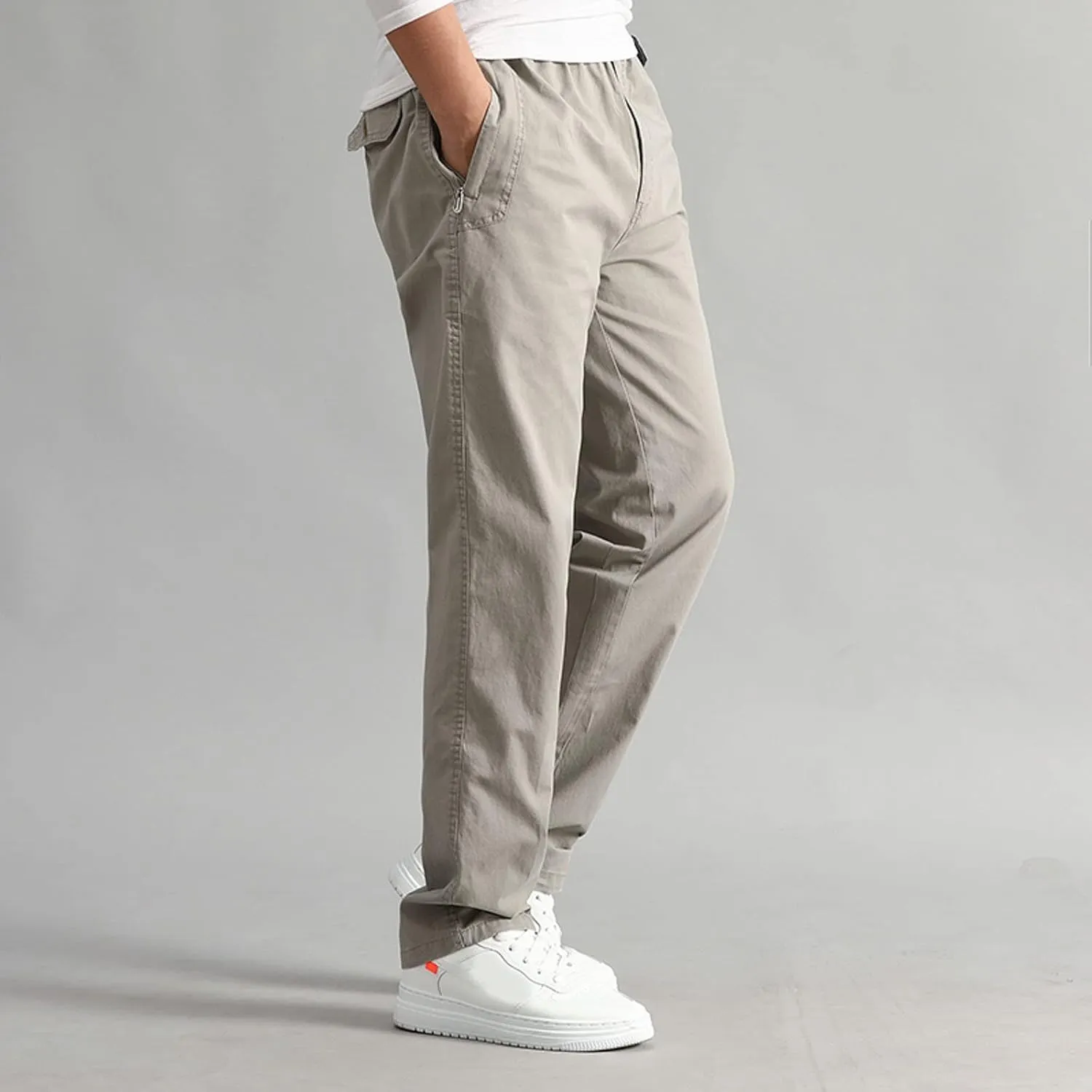 Cargo Pants for Men,Mens Pants Cargo Joggers with Pockets Fleece Sweatpants Casual Pant Chino Slim Fit Trousers