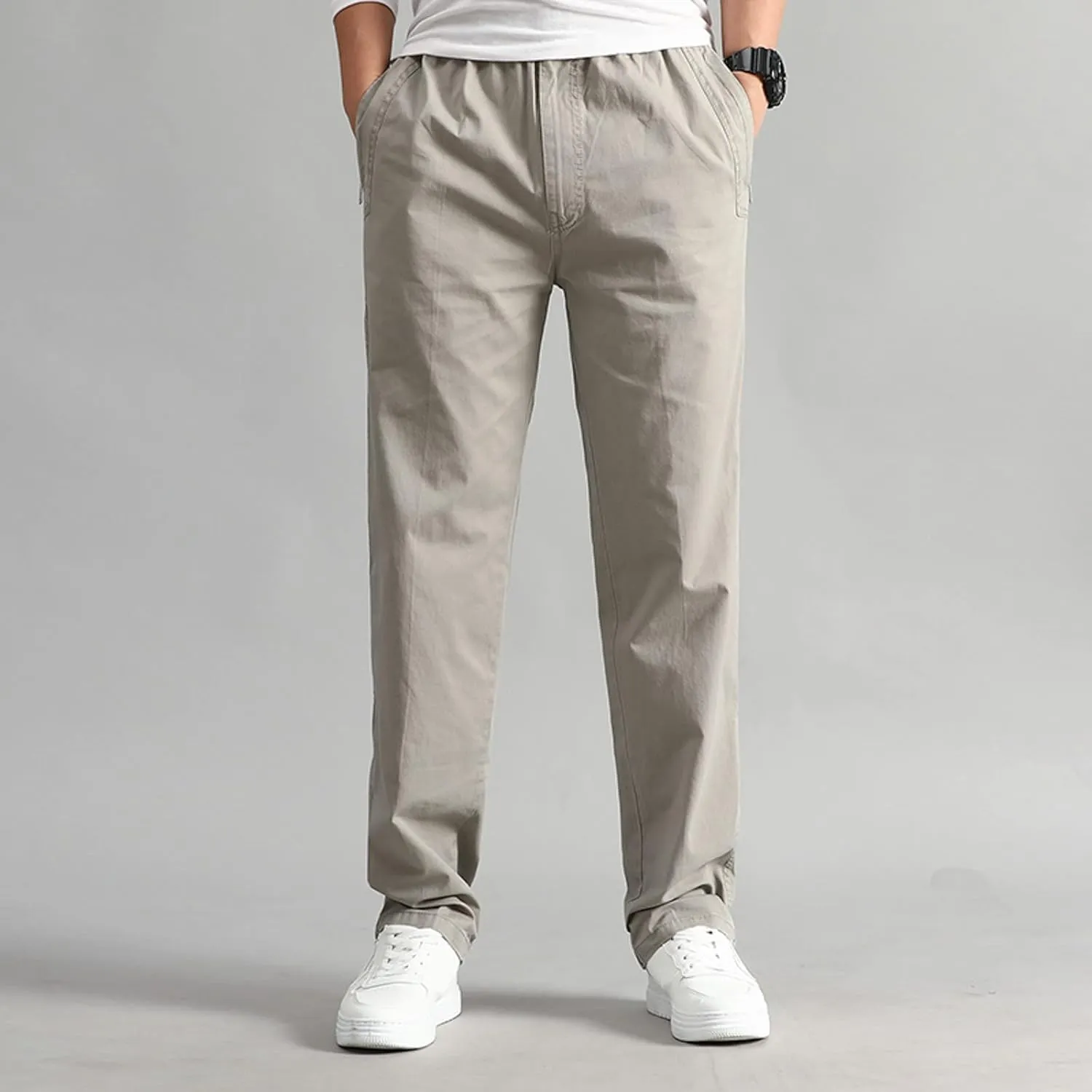 Cargo Pants for Men,Mens Pants Cargo Joggers with Pockets Fleece Sweatpants Casual Pant Chino Slim Fit Trousers