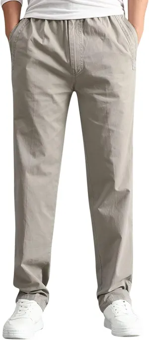 Cargo Pants for Men,Mens Pants Cargo Joggers with Pockets Fleece Sweatpants Casual Pant Chino Slim Fit Trousers