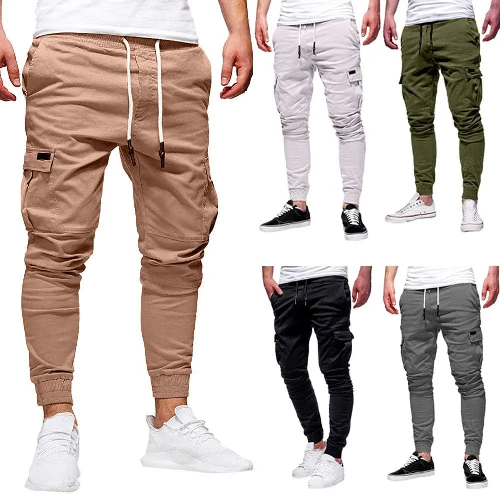 Cargo Pants for Men,Streetwear Hip Hop Pants Cargo Pants Joggers Casual Active Sports Sweatpants for Men Unisex