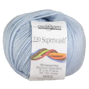 Cascade Yarns 220 Superwash Yarn - 0279 Sterling Blue