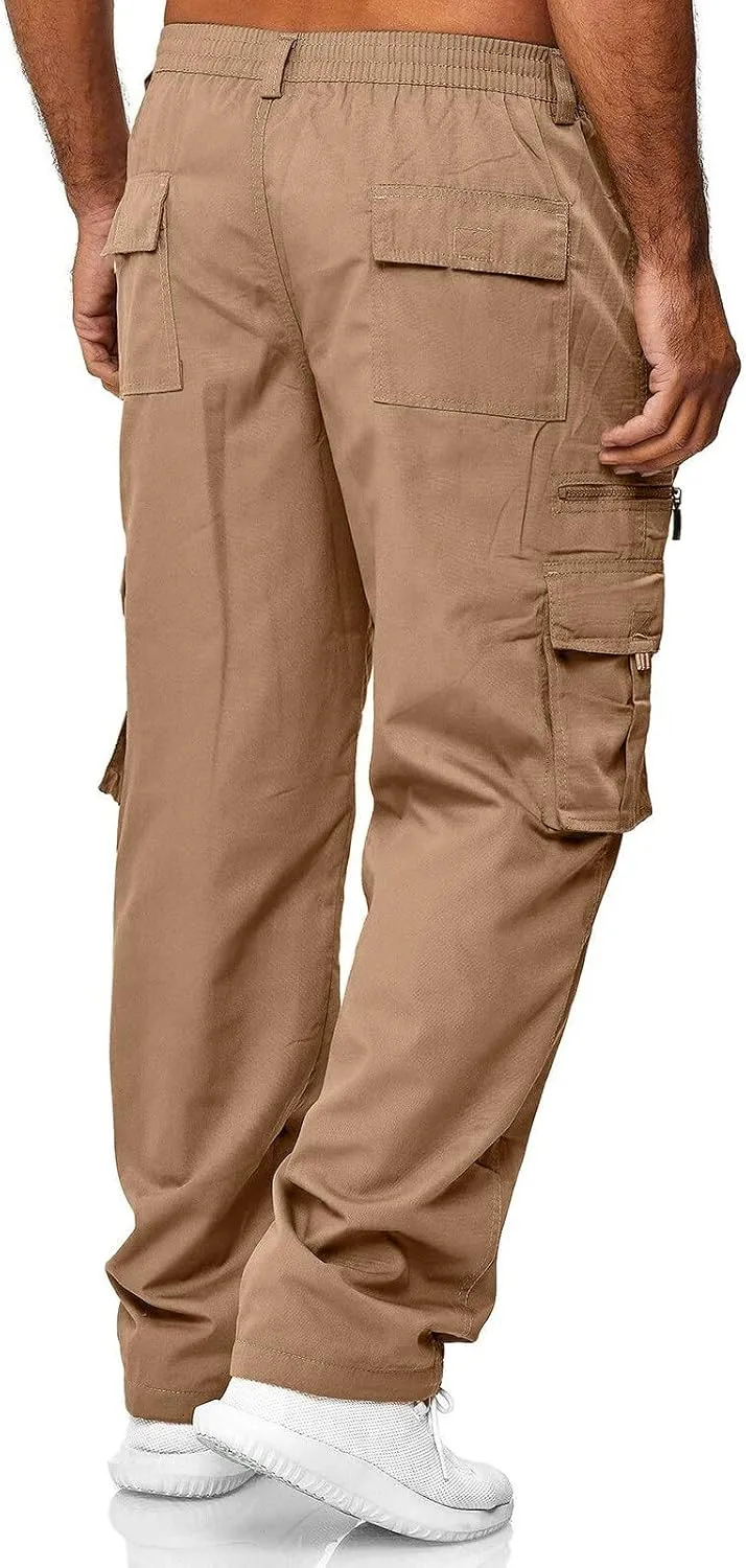 Casual Pants for Men Straight Stretch Work Pants Casual Joggers Athletic Pants Outdoor Lightweight Beach Pants
