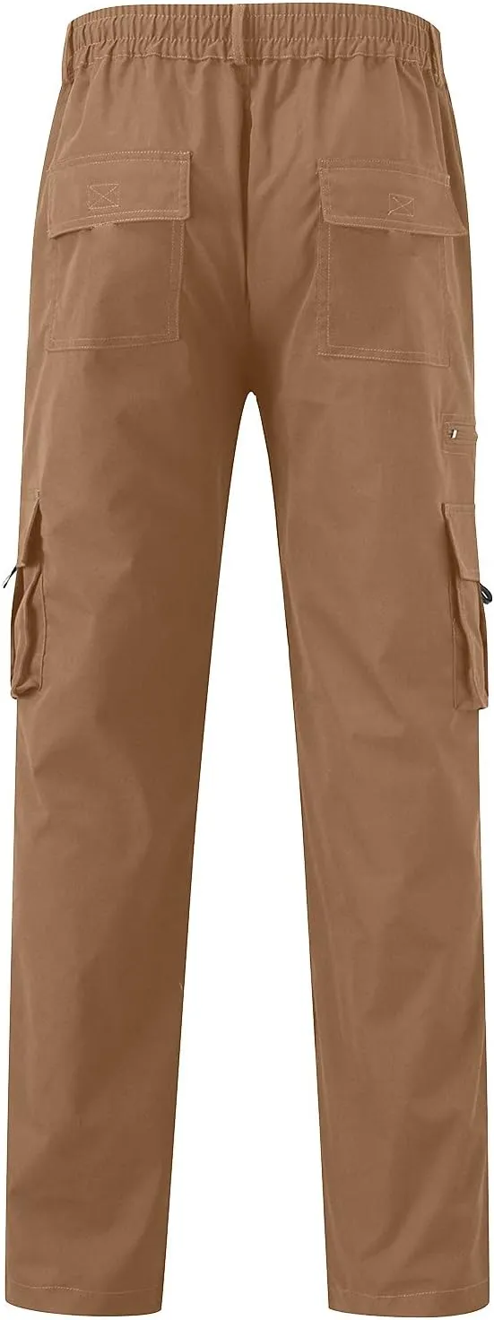 Casual Pants for Men Straight Stretch Work Pants Casual Joggers Athletic Pants Outdoor Lightweight Beach Pants