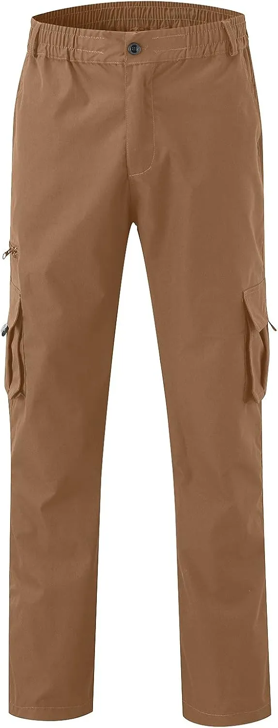 Casual Pants for Men Straight Stretch Work Pants Casual Joggers Athletic Pants Outdoor Lightweight Beach Pants