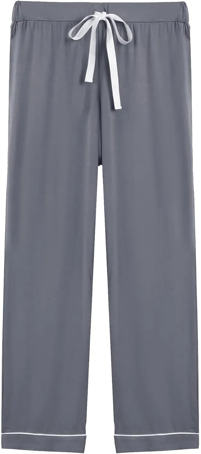 Cherrydew Women Pajama Sets Bamboo Viscose Cooling Long Sleeve Sleepwear Super-Soft Comfy Button Down Lounge Sleep Set S-XXL