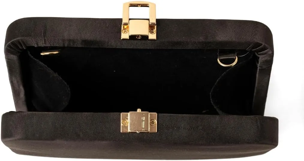 Clutch Purses For Women, Formal Wedding Party Cocktail, Top Handle Satchel Handbags PU Leather Clutch Purse