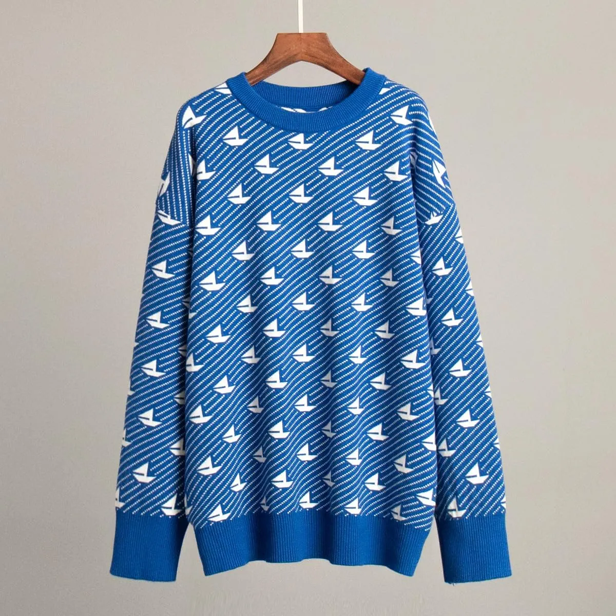 Coquette Oversized Sweaters Y2K Cute Pullover Sweaters Kawaii Graphic Crewneck Sweatshirts Thick Fall Clothes