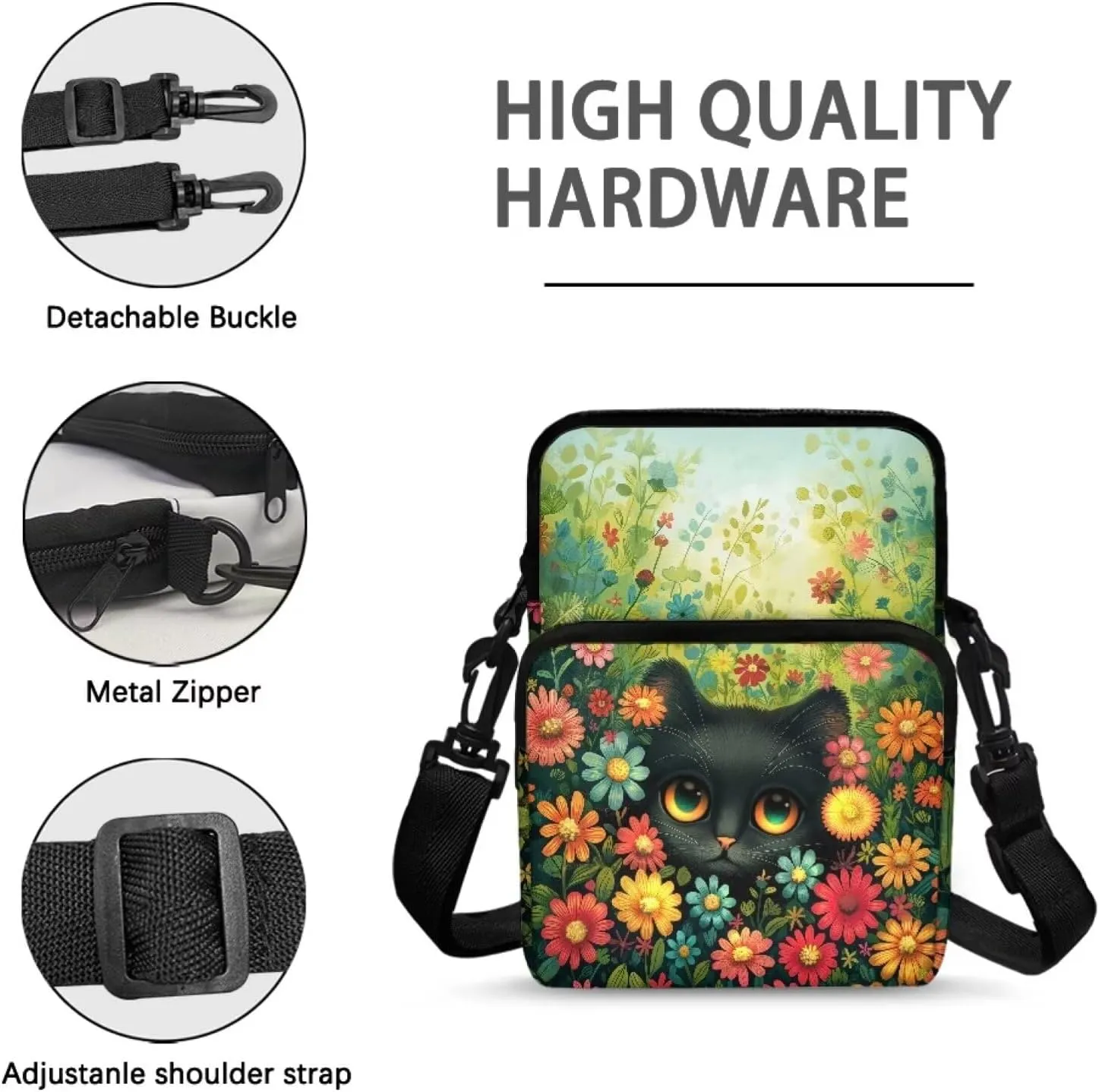 Crossbody Bag for Girls, Small Shoulder Bags Messenger Bag Phone Case Waist Pouch