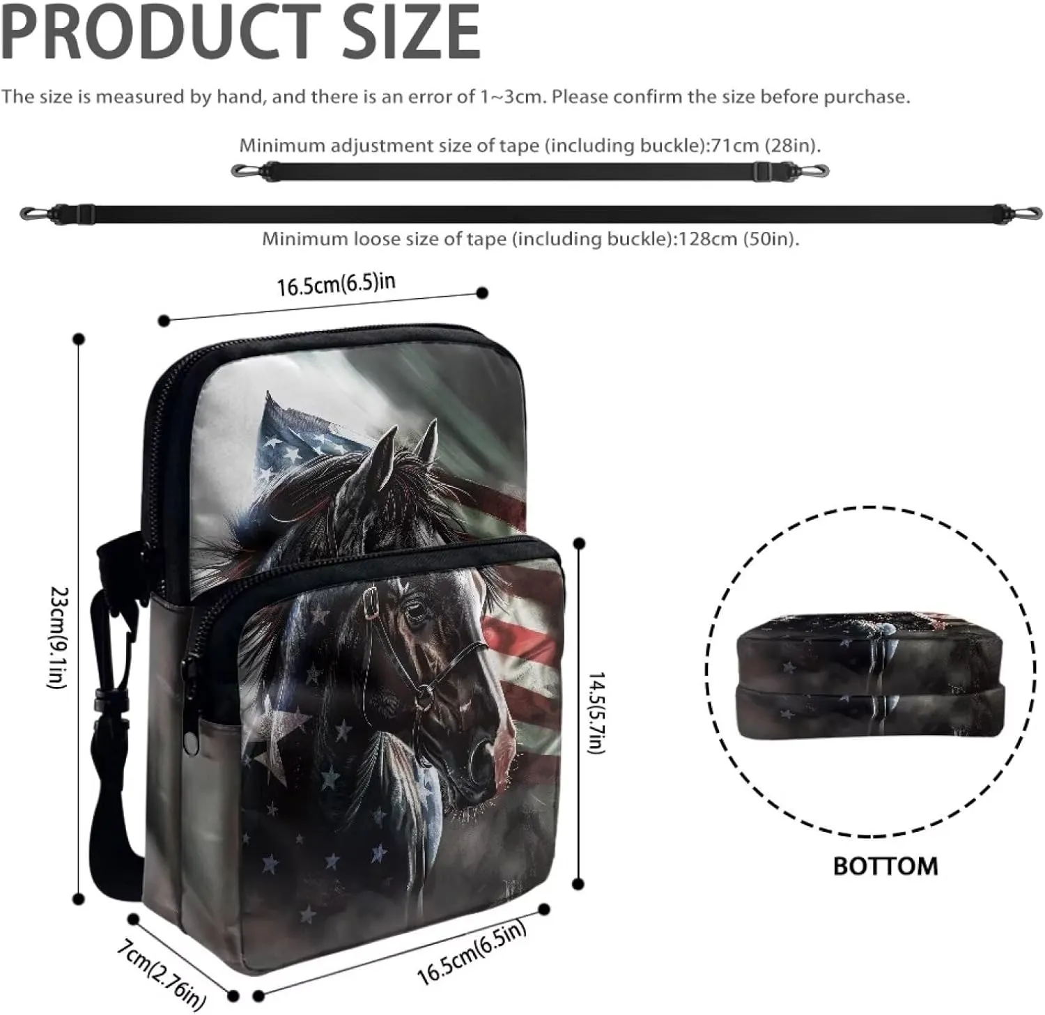 Crossbody Bag Shoulder Bags Purses Cell Phone Case Waist Pouch for Women Girls Boys