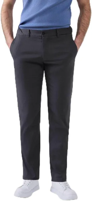 D'S DAMAT Men's Slim Fit Dobby Chino Pants, Stretch, Comfortable, Durable, Classic Denim Jean for Everyday Wear, 38-54