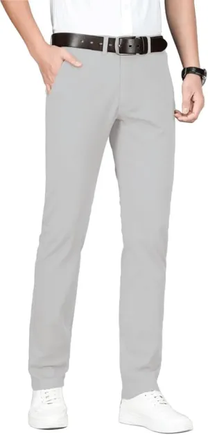 ESSYSHE Mens Slim Fit Chino Pants Stretch Casual Khaki Pants for Men