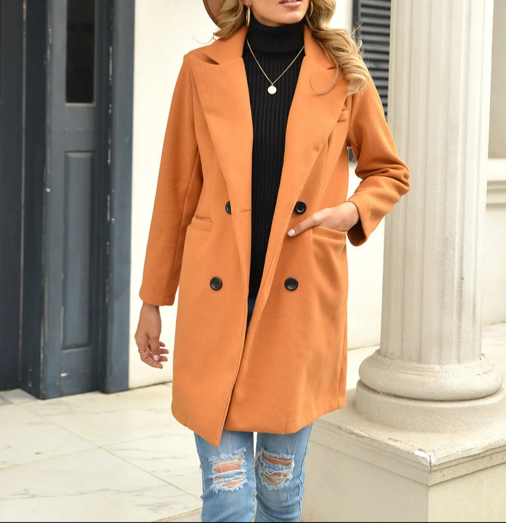 Fashion Long Lapel Jacket