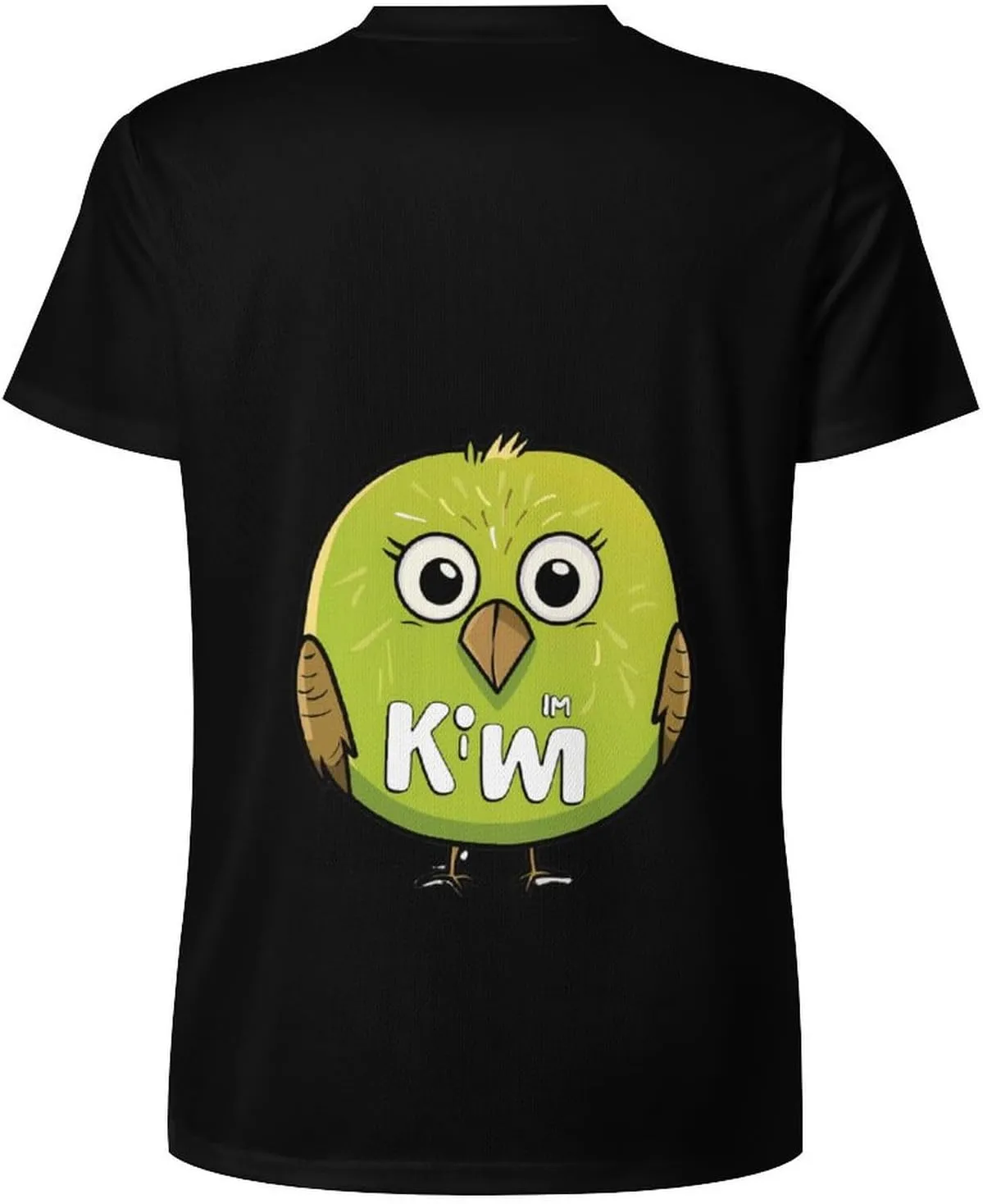 Funny Kiwi Bird Mens T-Shirts Short Sleeve Crew Shirts Summer Tee Top Casual Clothing for Beach Athletic Workout