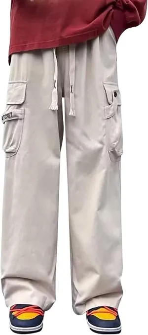 GIERIDUC Mens Joggers Pants Sweatpants Sweatpants That Look Like Khakis Formal Pants for Men Black Long Pants in The Summer