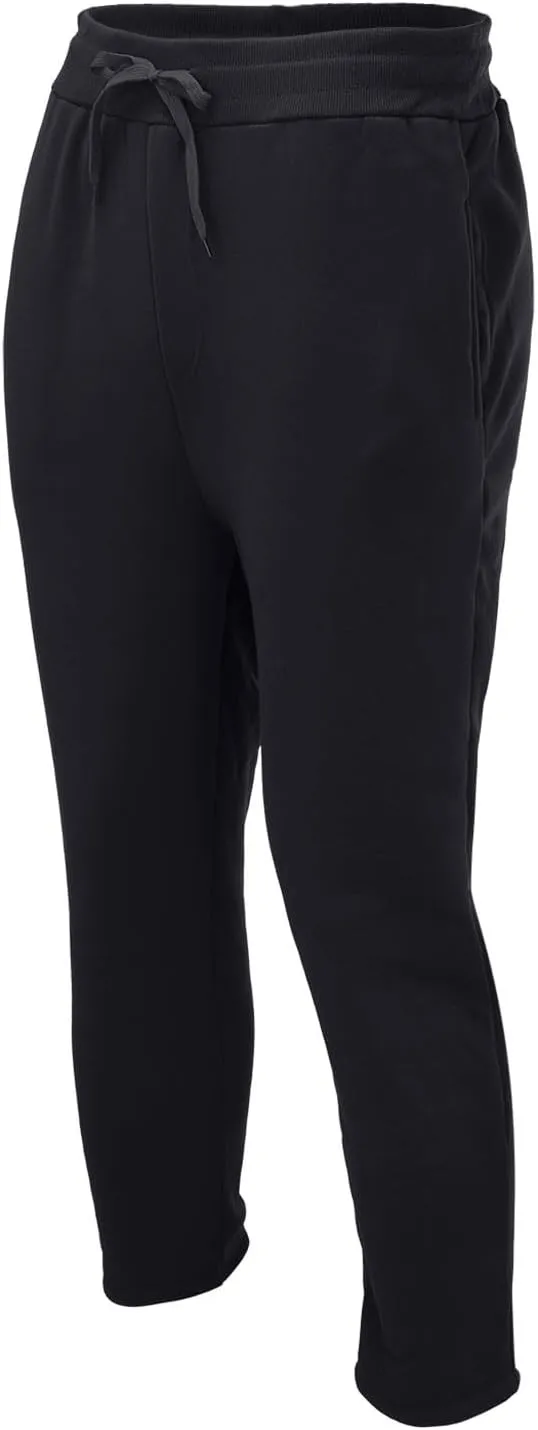 GIERIDUC Men's Traditional Plaid Chino Pants Dress Pants for Bodybuilders Trousers with Zip Pockets Black Skinny Slacks Mens