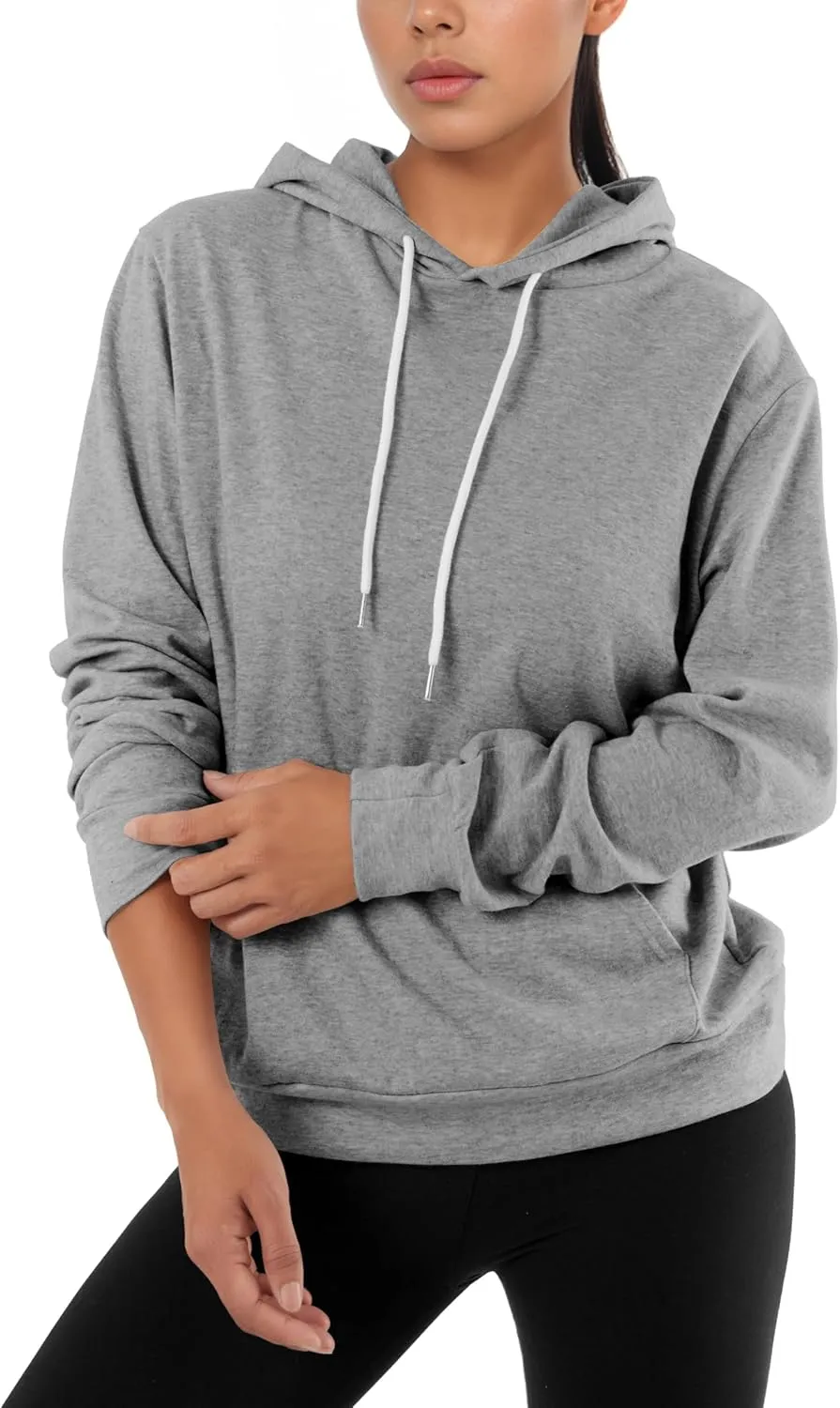 GIVON Women's Essential Pullover Hoodie Lightweight Long Sleeve Comfort Sweatshirt for Everyday Wear
