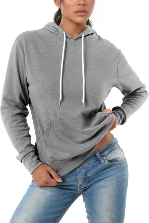 GIVON Women's Essential Pullover Hoodie Lightweight Long Sleeve Comfort Sweatshirt for Everyday Wear