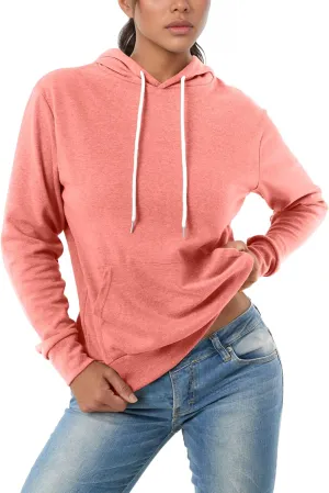 GIVON Women's Essential Pullover Hoodie Lightweight Long Sleeve Comfort Sweatshirt for Everyday Wear